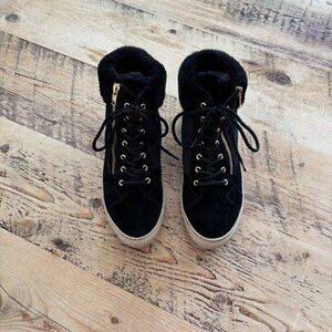 Cougar faux fur and suede leather winter boots